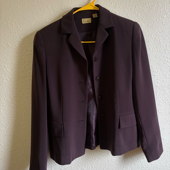 Caslon Rich Plum Blazer and Pant Set - Picture 2 of 9